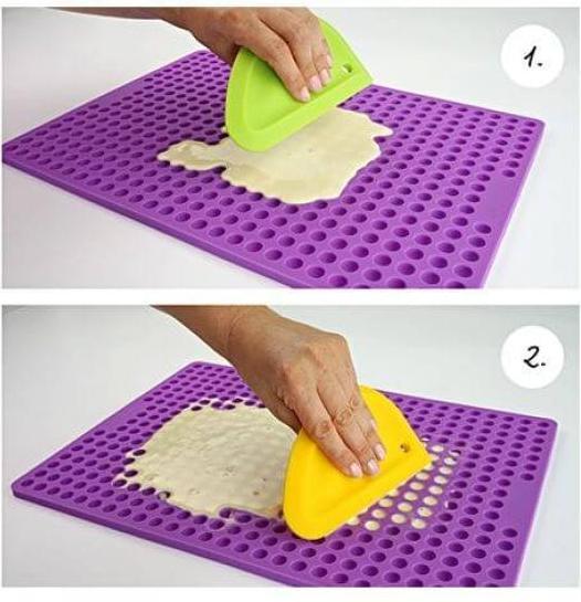 Actual product image Collory Silicone scraper orange