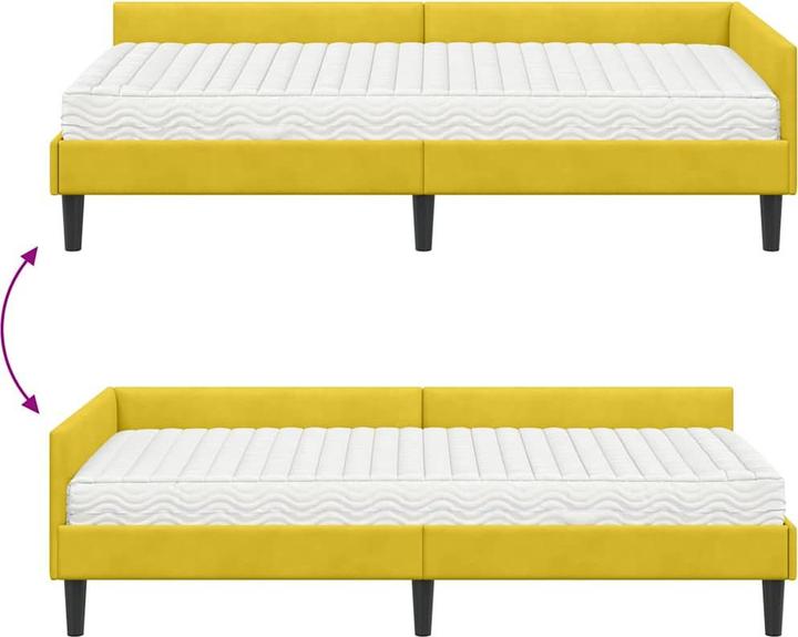 Image du produit vidaXL Samtbett (100 x 200 cm)