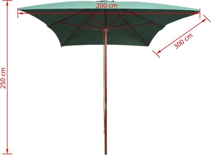 Immagine prodotto vidaXL Sonnenschirm (2 m)