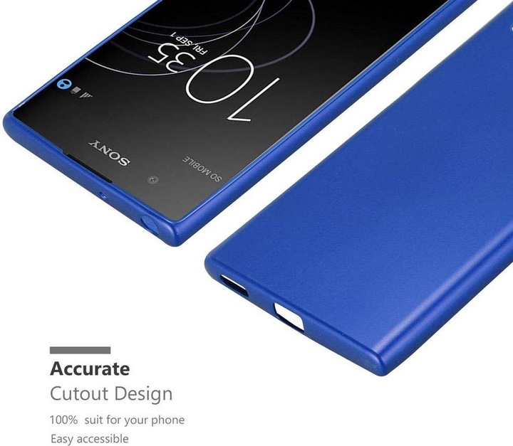 Actual product image Cadorabo TPU Matt Metallic Cover (Xperia XA1 Plus)