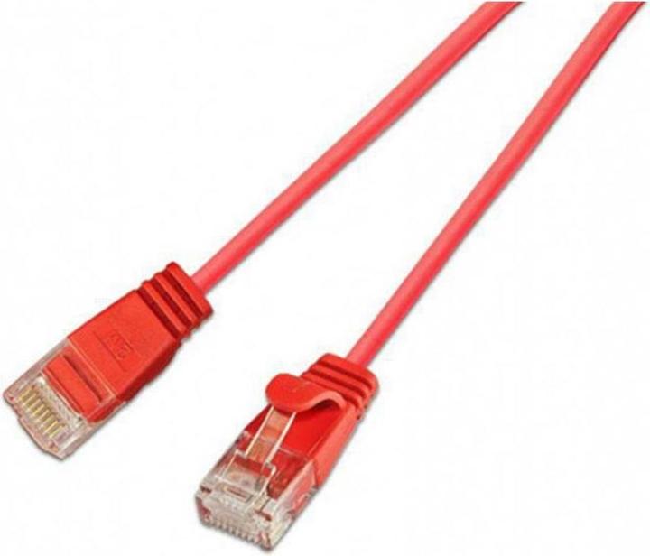 Produktbild Wirewin Slim Patchkabel: UTP, 3m, rot (U/UTP, CAT6, 3 m)