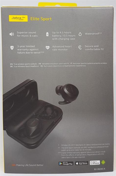 Image du produit Jabra Sport d'élite (4.50 h, Sans fil)