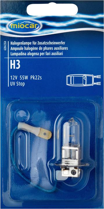 Image du produit Miocar Ampoule halogène H3 (H3)