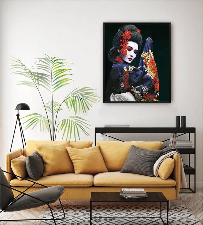 Actual product image Diamond Dotz Diamond Painting Geisha