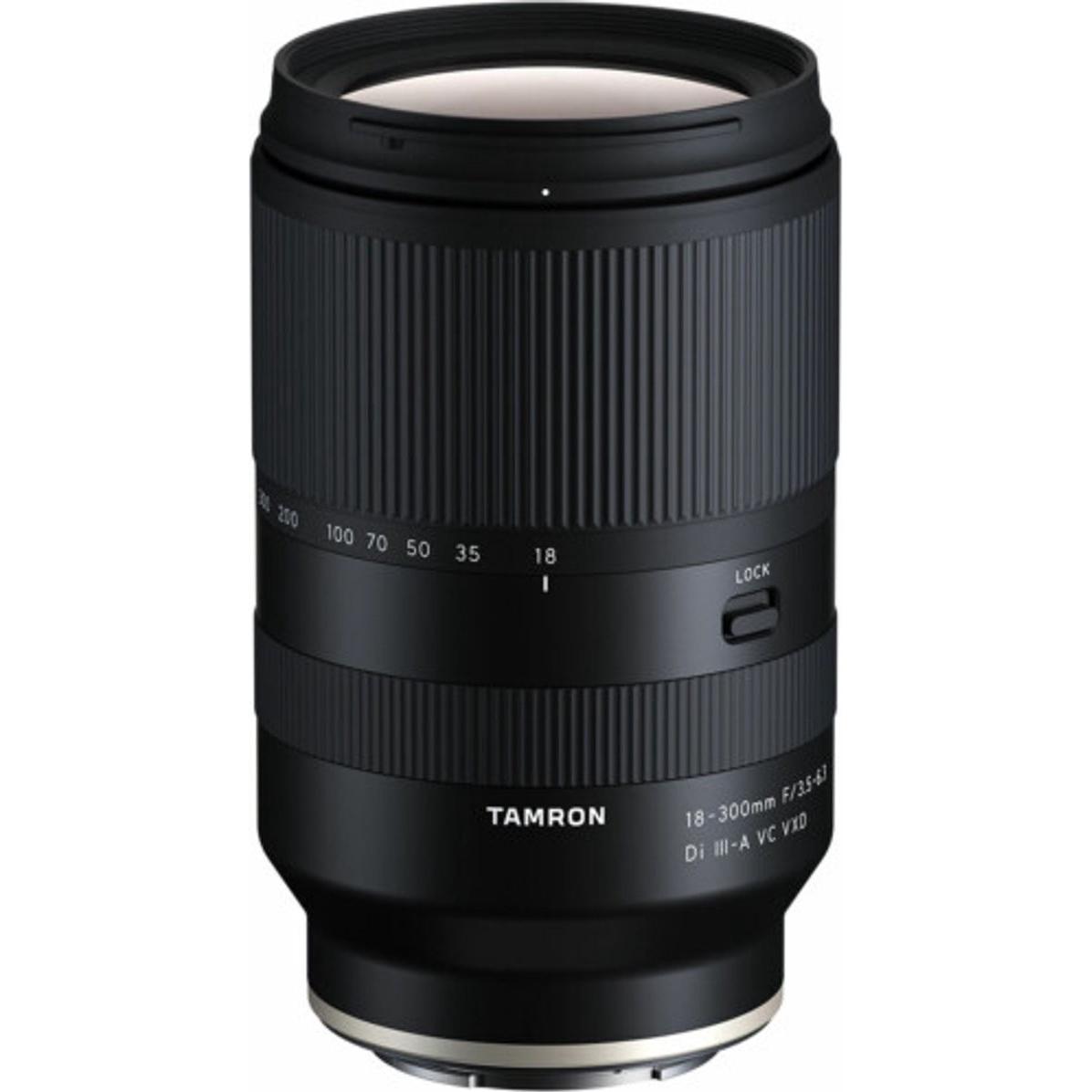 Tamron 18-300mm F/3.5-6.3 Di III-A VC VXD Canon RF (Canon RF, APS-C / DX), Objektiv, Schwarz