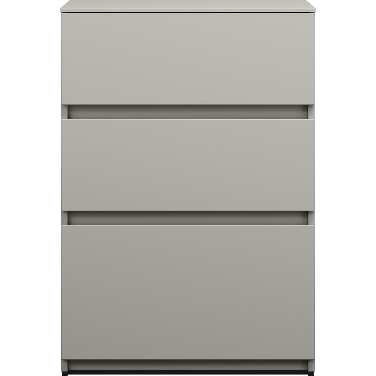 burgbad, Badezimmerschrank, Lin20 Unterschrank, 3 Auszüge in der Tiefe 357, 600x357x870mm, USIX060