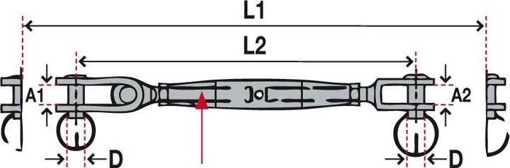 Image du produit Blue Wave Ridoir fourche/articulation, UNF