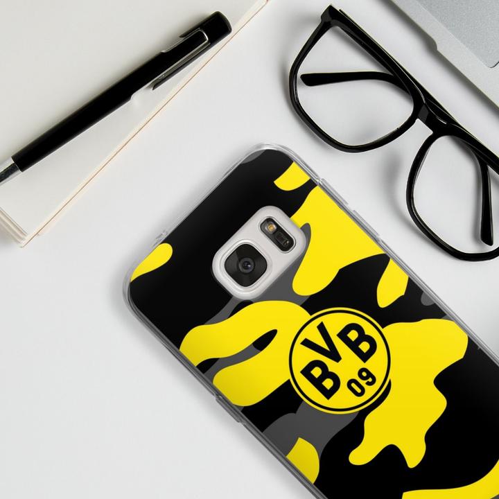 Produktbild DeinDesign Silikon Hülle für Samsung Galaxy S7 Handyhülle Case Smartphone Schutzhülle BVB Borussia Dortmund (Samsung Galaxy S7)