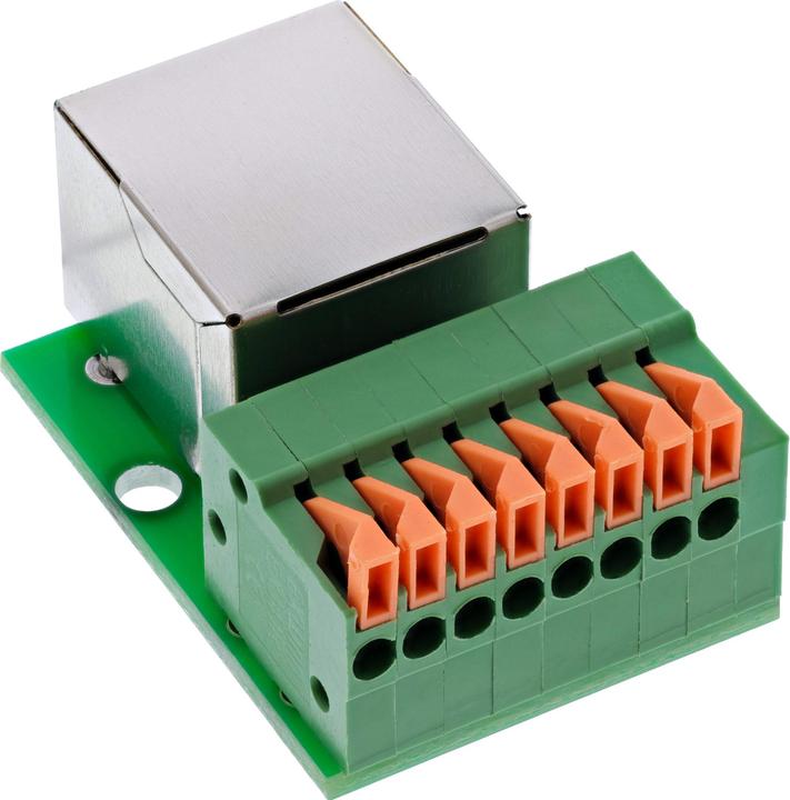 Immagine prodotto InLine ® RJ45 Buchse an Push-In-Klemme, 8-polig, Cat.5e