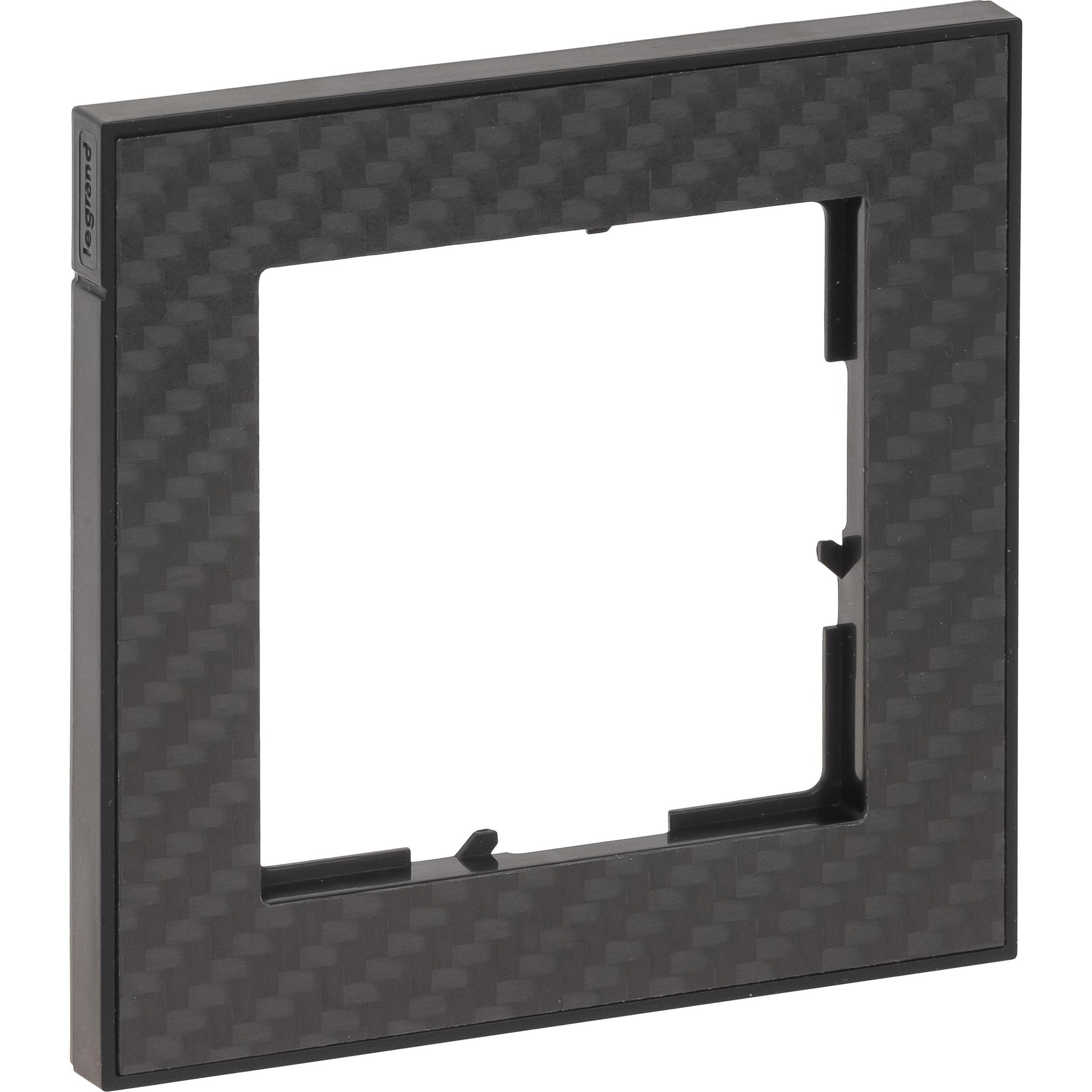 Legrand, Zubehör Schalterprogramm, Seano+ 1-fach Rahmen mit Echtmaterialoberfläche