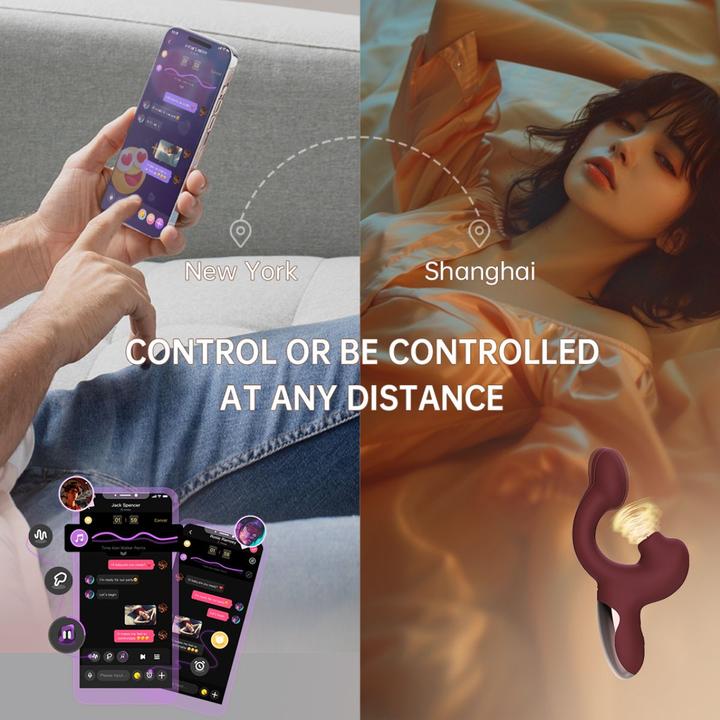 Actual product image Magic Motion – Magic Ponder Vibrator with Lick & G-Spot Function – Red