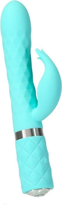 Actual product image Pillow Talk Lively Rotating Tarzan Vibrator - Teal
