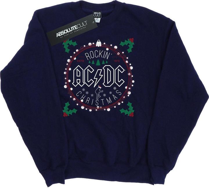 Immagine prodotto AC/DC Christmas Circle Felpa Ragazzi (152, 158)