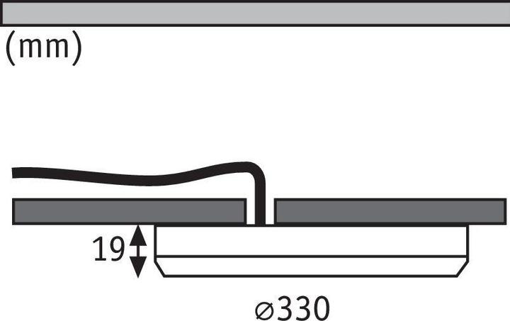 Image du produit Paulmann Panneau d'installation 2en1 Cover-it (1700 lm)