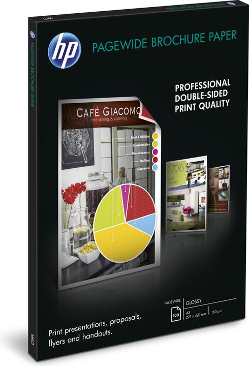 Image du produit HP Papier PageWide (A3, 100 feuilles, 160 g/m²)