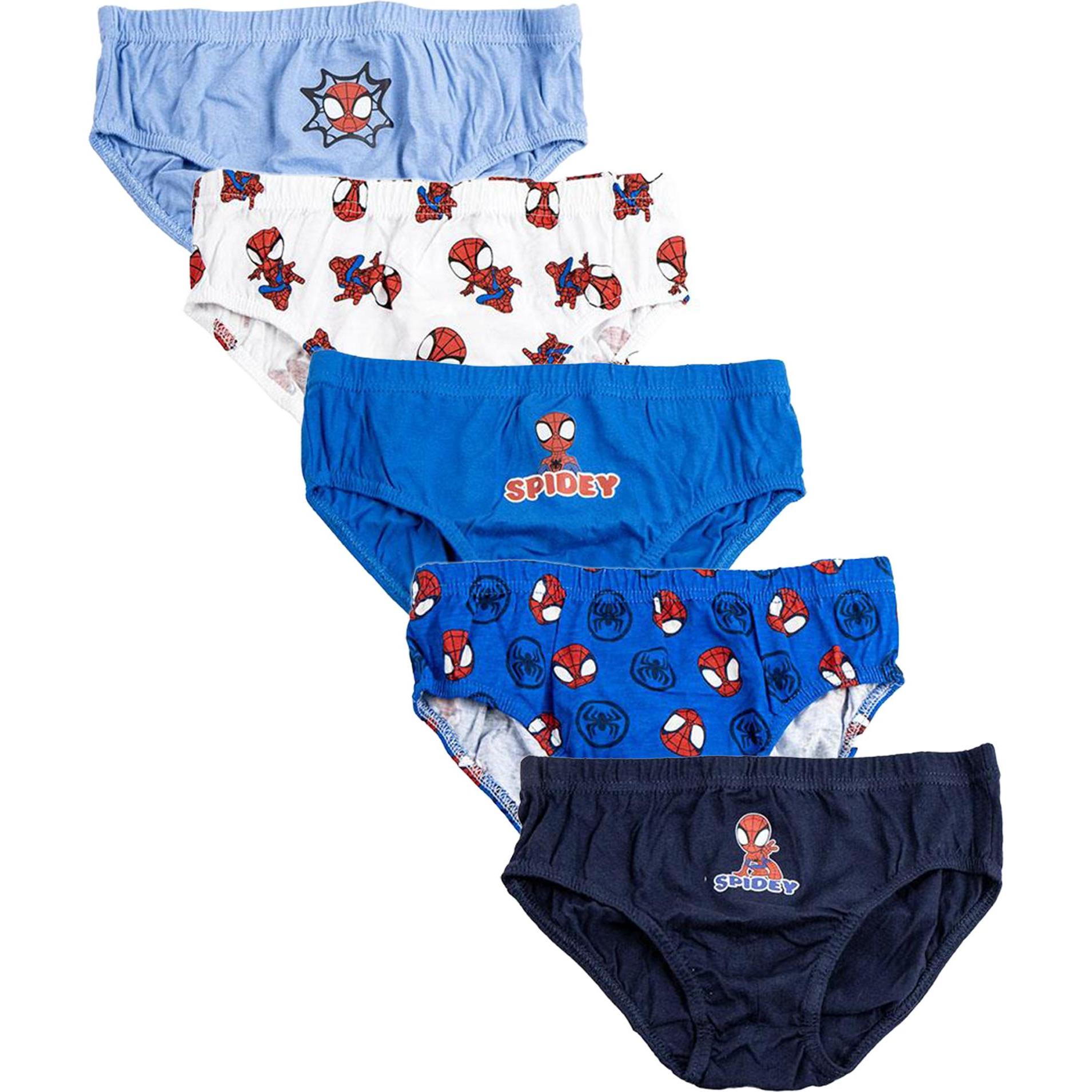 Disney, Jungen, Unterhosen, Boy's Underwear Set 5 Pieces Spidey, Mehrfarbig, (92)
