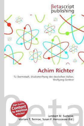 Produktbild Achim Richter (Deutsch, 2010)