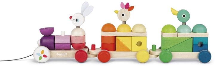 Actual product image Janod Zigolo's big colourful train