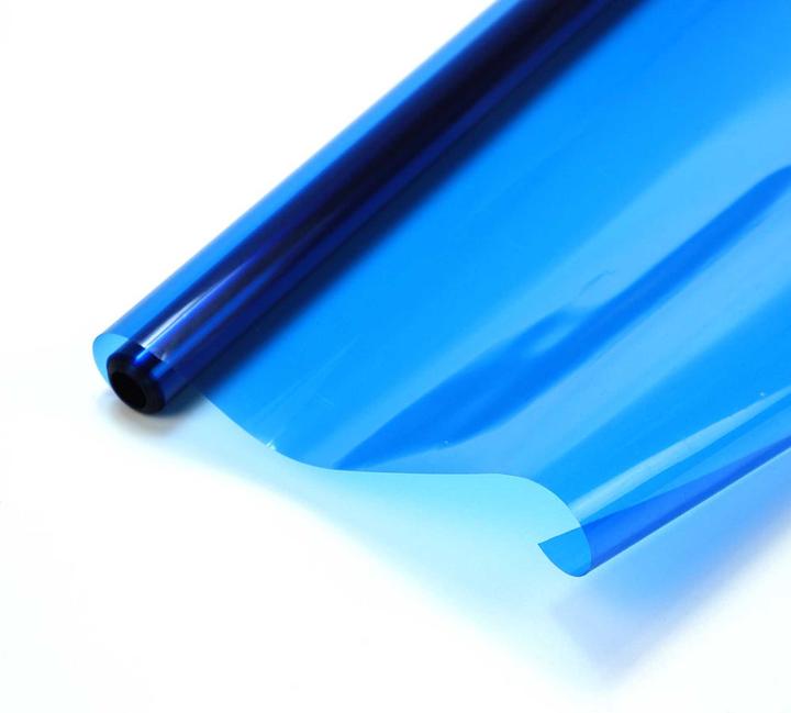 Produktbild Planet-Hobby Bügelfolie Transparent Blau 2 Meter