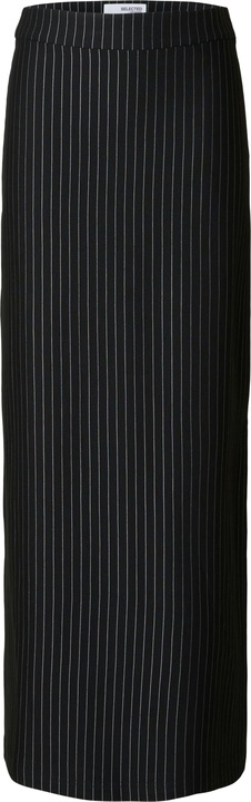 Actual product image Selected Femme Pinstripe viscose mix maxi skirt (S)