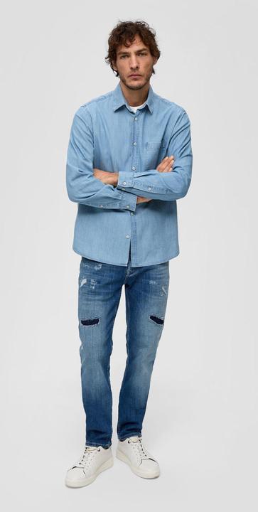 Immagine prodotto s.Oliver Hemd Twillhemd mit Kentkragen (S)