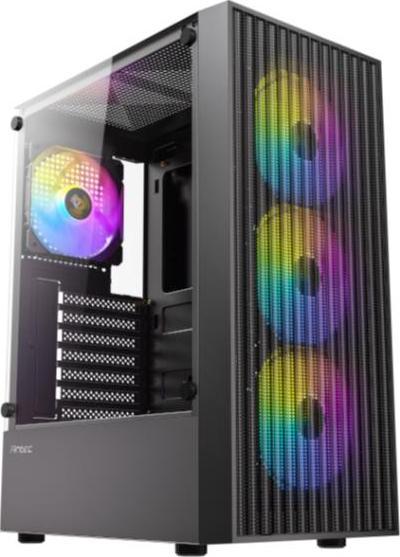 Productafbeelding Antec Boitier Moyen Tour Atx Ax27 Elite RGB Avec Panneau Vitré (Noir) (ITX, mATX, ATX)