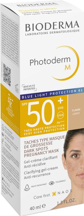 Produktbild Bioderma Photoderm M SPF50+ claire (Sonnencreme Gesicht, SPF 50, 40 ml, 66 g)