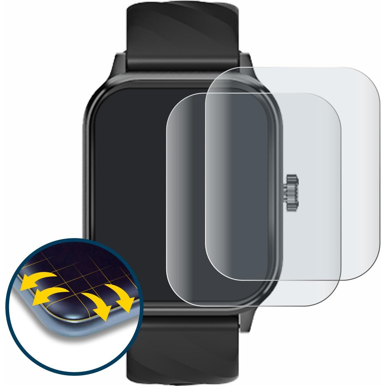 Thumbnail - BROTECT Full-Cover Displayschutz Matt, Smartwatch Schutzfolie, Grau