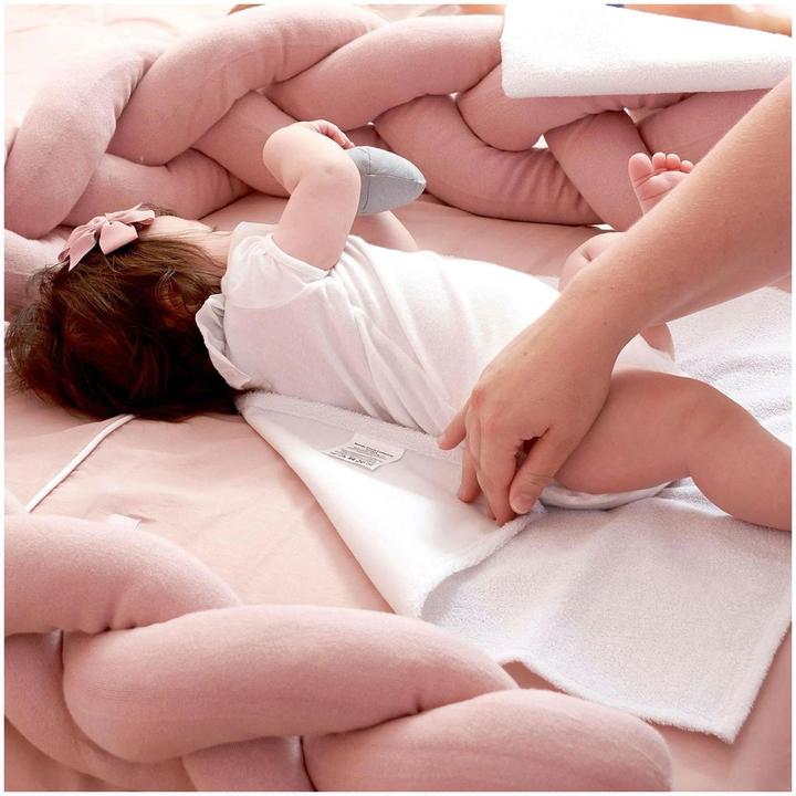 Produktbild nordic coast company Wickelauflage Altrosa (70 x 80 cm)