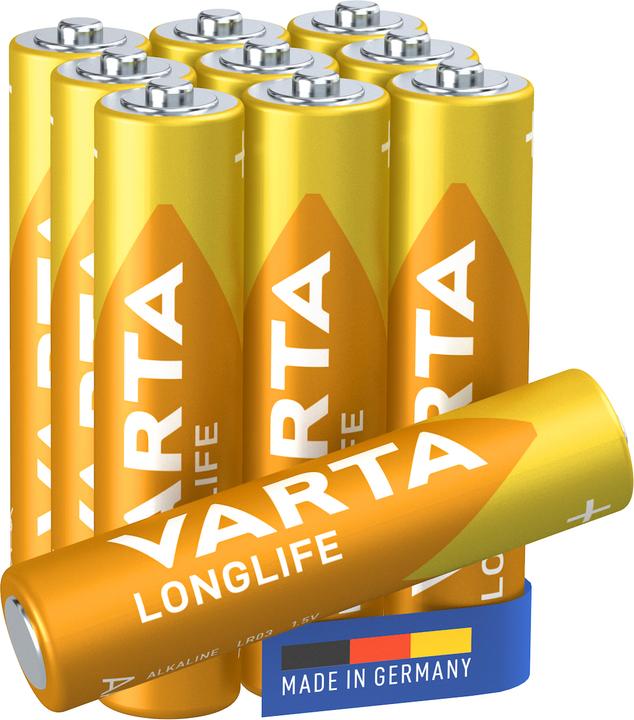 Image du produit Varta Longlife (10 pcs, AAA, 1200 mAh)