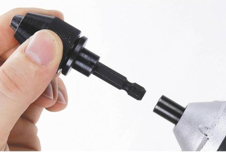 Produktbild wolfcraft 1 Bohrfutter 6,5mm mit 6-kt. Schaft