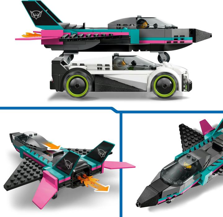 Actual product image LEGO Düsenflieger vs. Rennauto (60489, LEGO City)