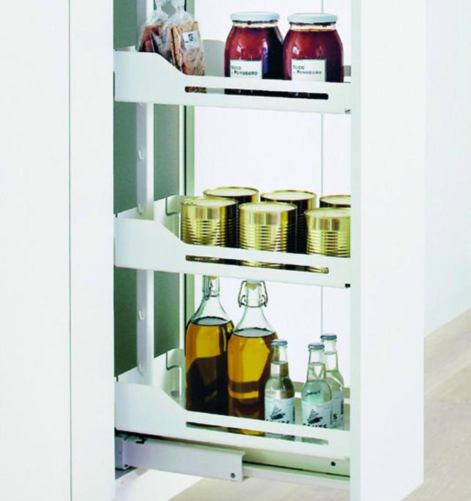 Actual product image Kesseböhmer Tall cabinet front full-extension set PEKA/ Standard