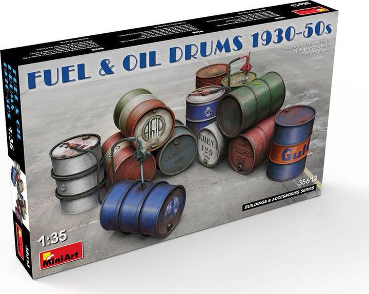 Produktbild Mini art Fuel & Oil Drums 1930-50s