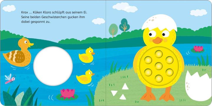 Actual product image My First Pop-it Book - Chick Klara (German, Lena Bellermann, 2023)