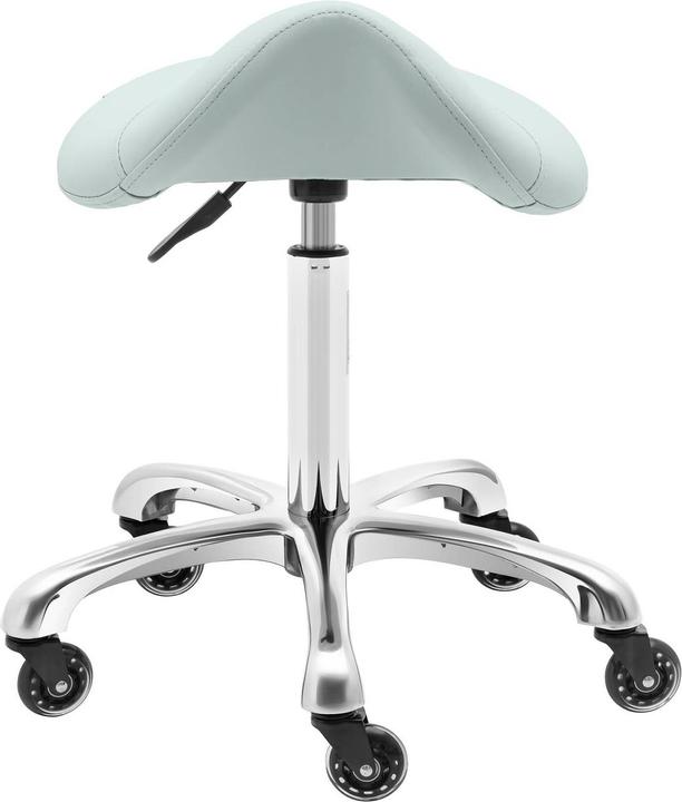Physa Sattelhocker YORK PISTACHIO ergonomischer Rollhocker höhenverstellbar