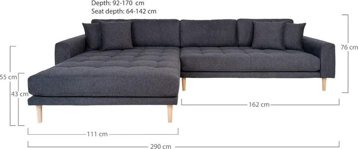 Actual product image House Nordic Lido (Corner sofa)