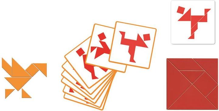 Actual product image Djeco Tangram (125 pieces)