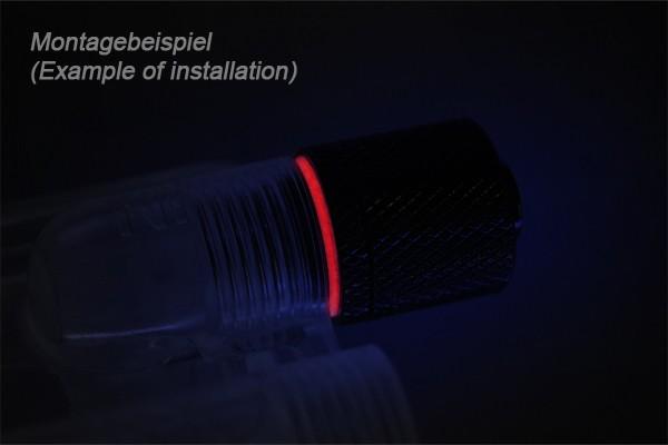 Actual product image Phobya O-ring 11,1 x 2mm (G1/4 inch) UV active green 10pcs.