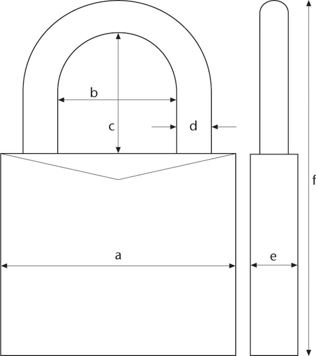 Productafbeelding Abus Combinatieslot 145/40