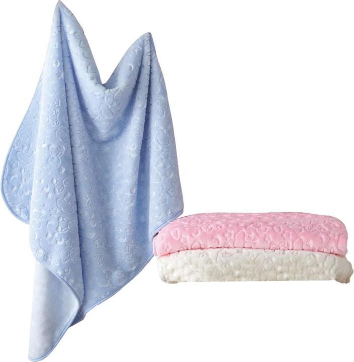 Image du produit Cotton Box Couverture de bébé Emboss (120 x 100 cm)