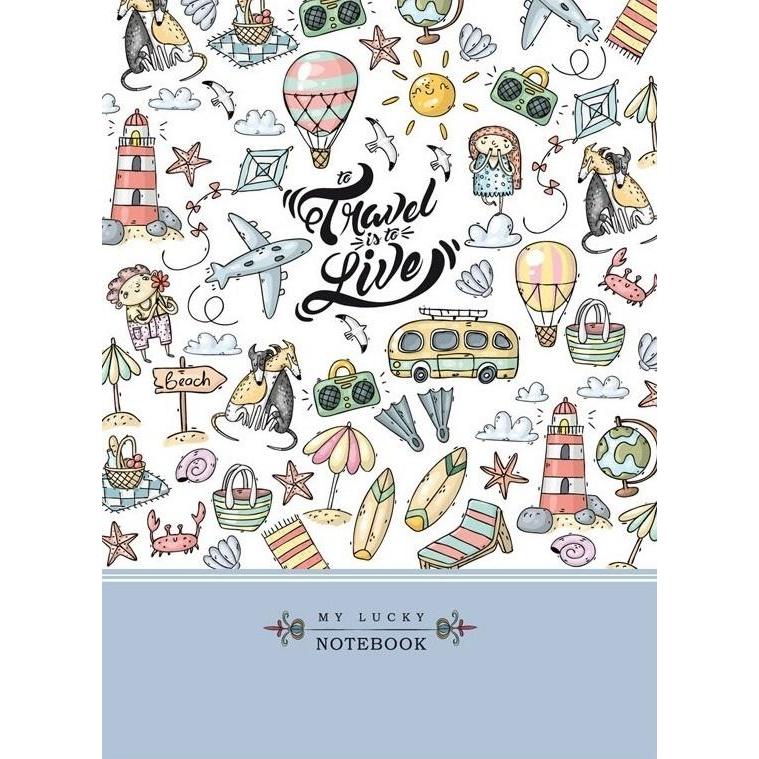 Fresh, Quaderno + Bloc notes, Dekoratives Notizbuch 145x197/64K Raster TW Travel