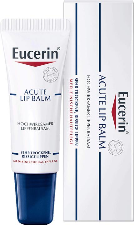 Immagine prodotto Eucerin Balsamo labbra Acute Balsamo altamente efficace per labbra molto secche, 10 ml Balsamo (Balsamo, 10 ml)