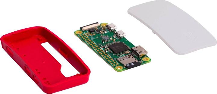 Actual product image Berrybase Official housing for Raspberry Pi Zero red/white