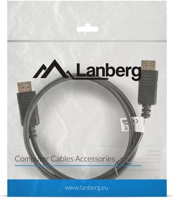 Actual product image Lanberg *Cable DisplayPort M/M 4K 1M black (1 m, DisplayPort, 1.2)