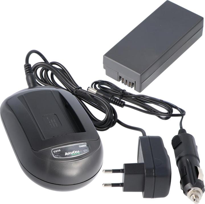 Actual product image AccuCell SparSet charger incl. battery suitable for Sony NP-FC10, NP-FC11 (Camera battery charger)