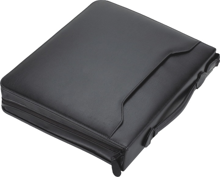 Image du produit Alassio Classeur à anneaux Rimini, DIN A4, imitation cuir FINEtouch, avec pochette pour CD (A4, 1 x)