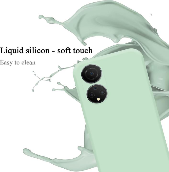 Actual product image Cadorabo TPU Liquid Silicone Case Cover for Honor X7 (Honor X7)