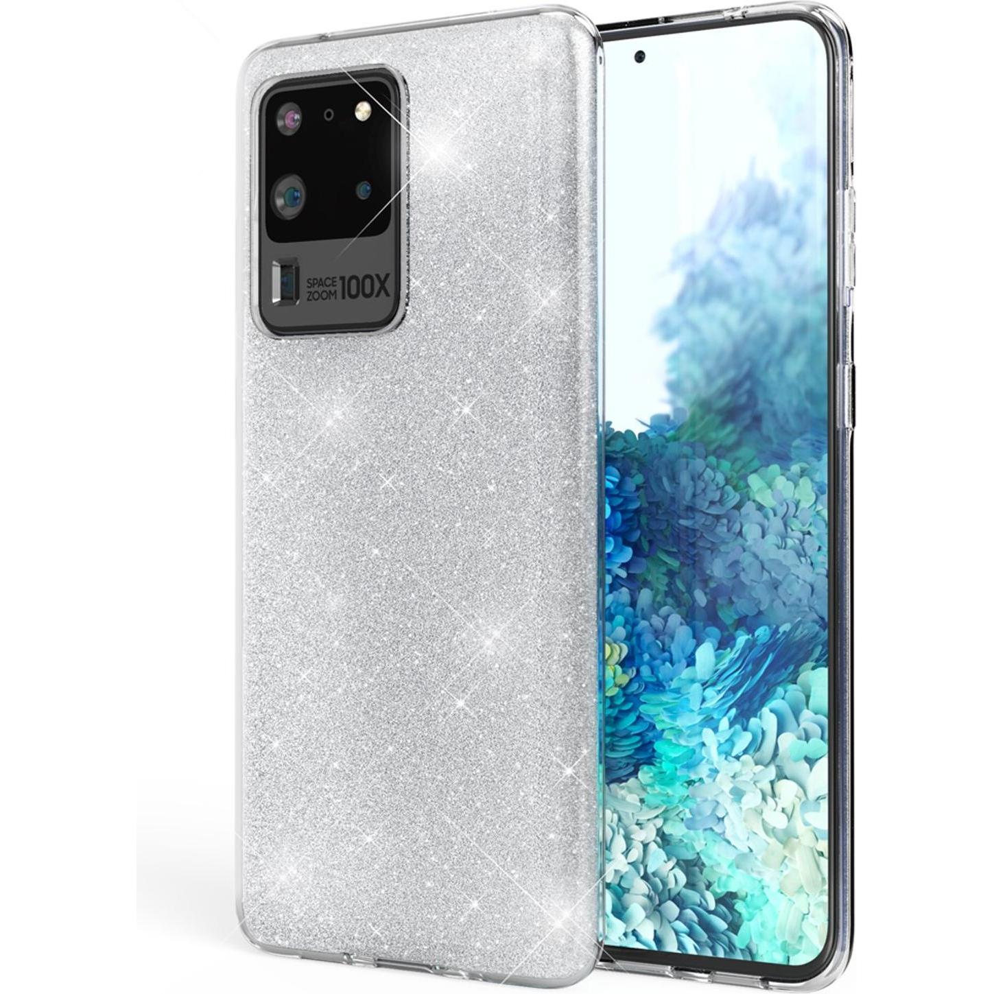 Nalia Handyhülle (Samsung Galaxy S20 Ultra), Smartphone Hülle, Silber