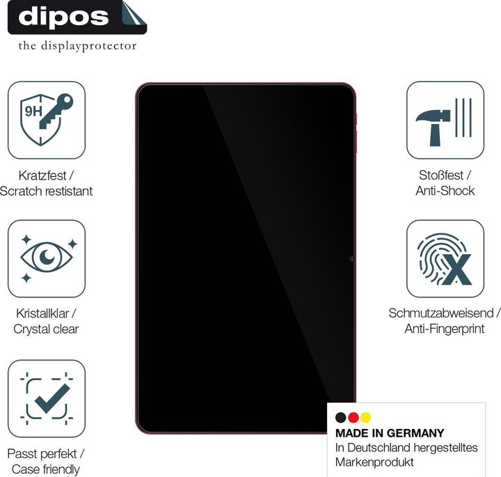 Actual product image Dipos Anti-Shock Screen Protector Clear (Teclast T60)